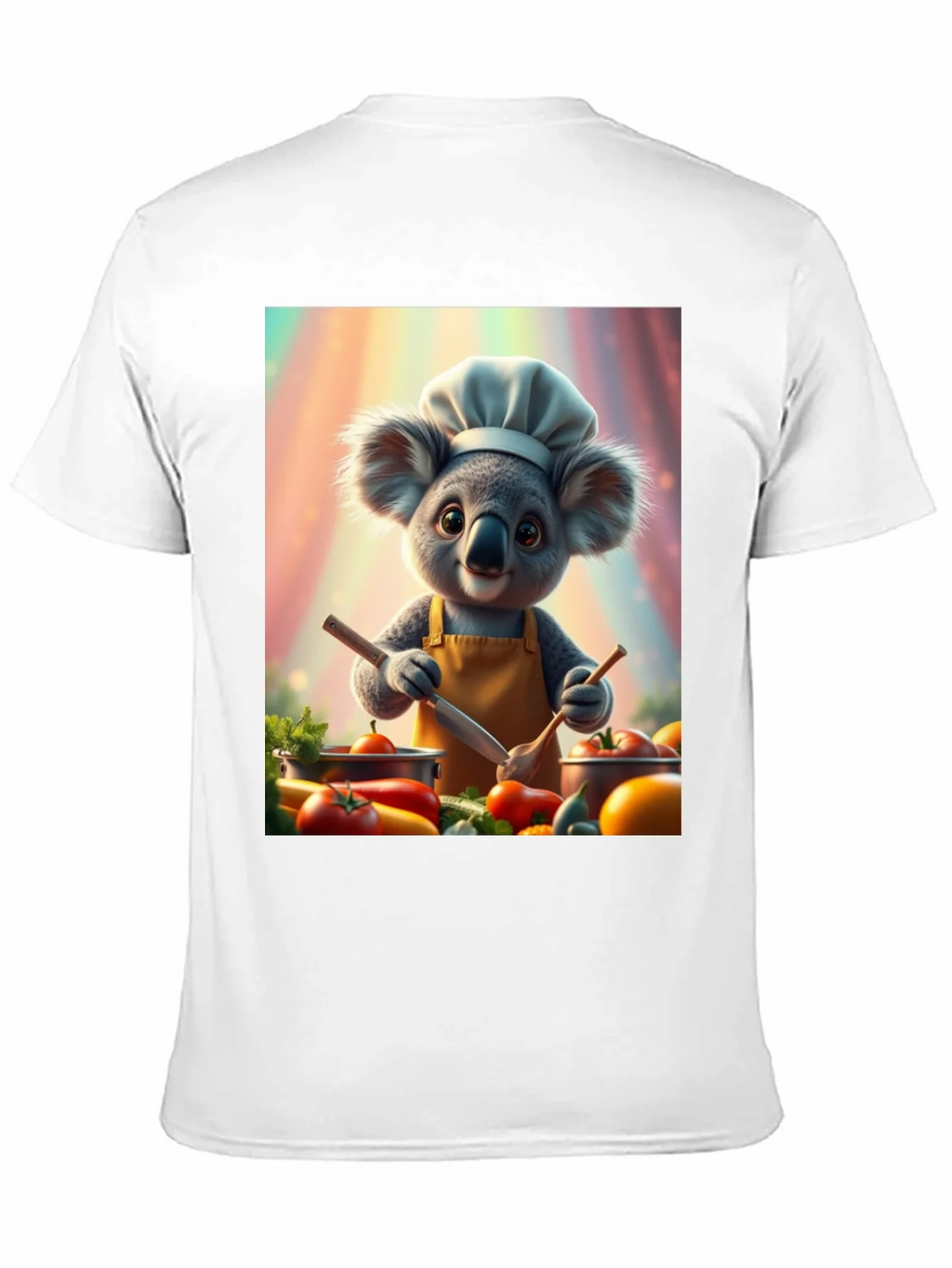 Chef Koala Graphic Tee - Black Cotton Blend product image 10