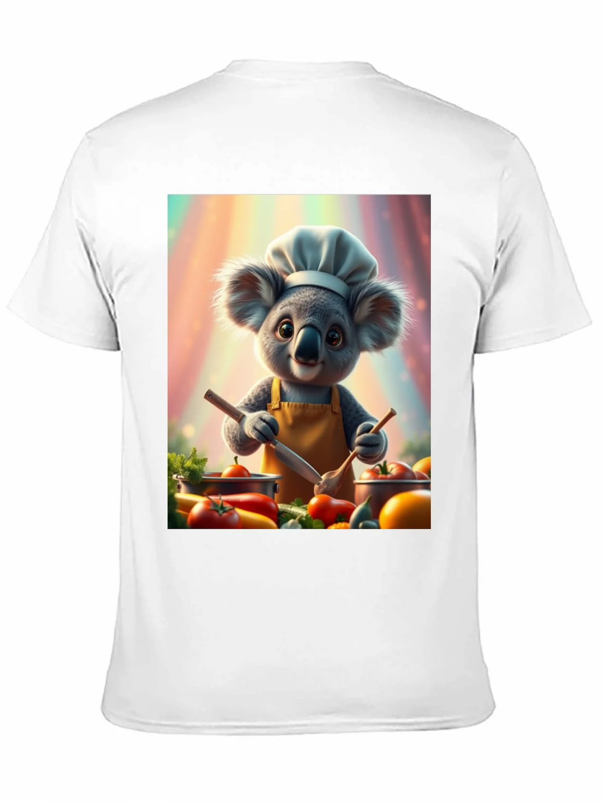 Chef Koala Graphic Tee - Black Cotton Blend product image 10