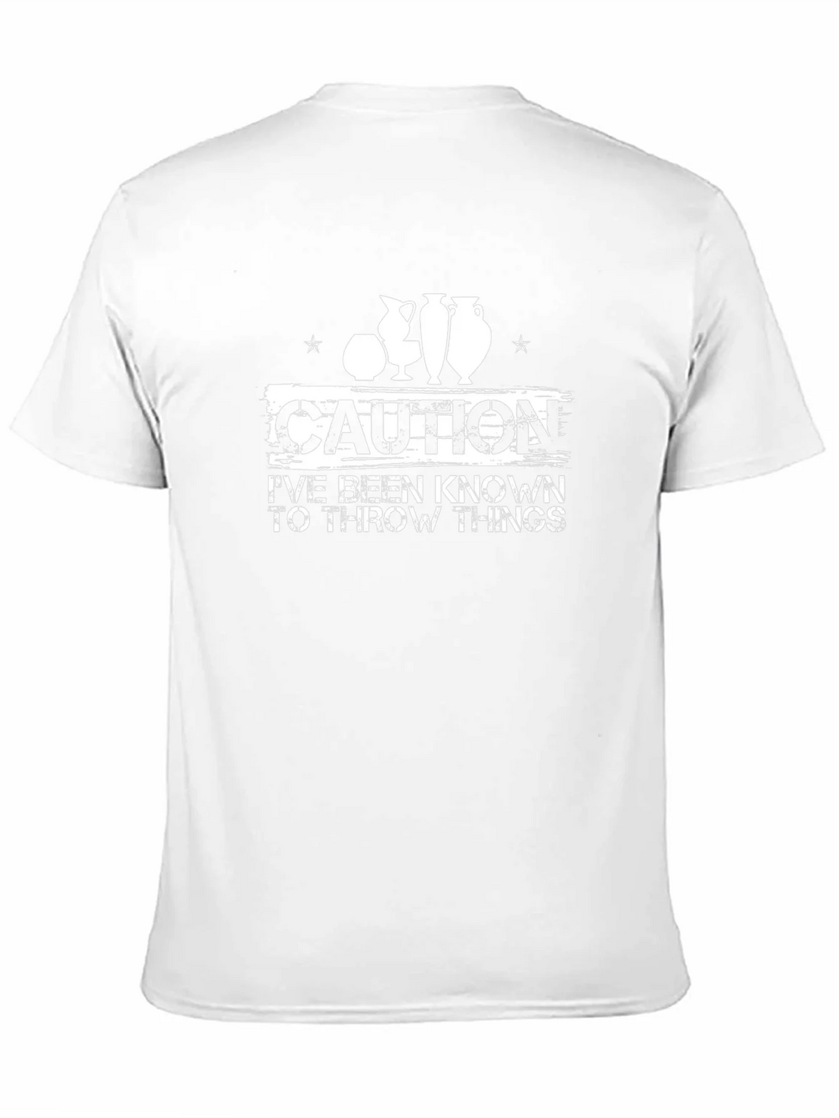 Caution Throw Things T-Shirt Pottery Hobby product image 9