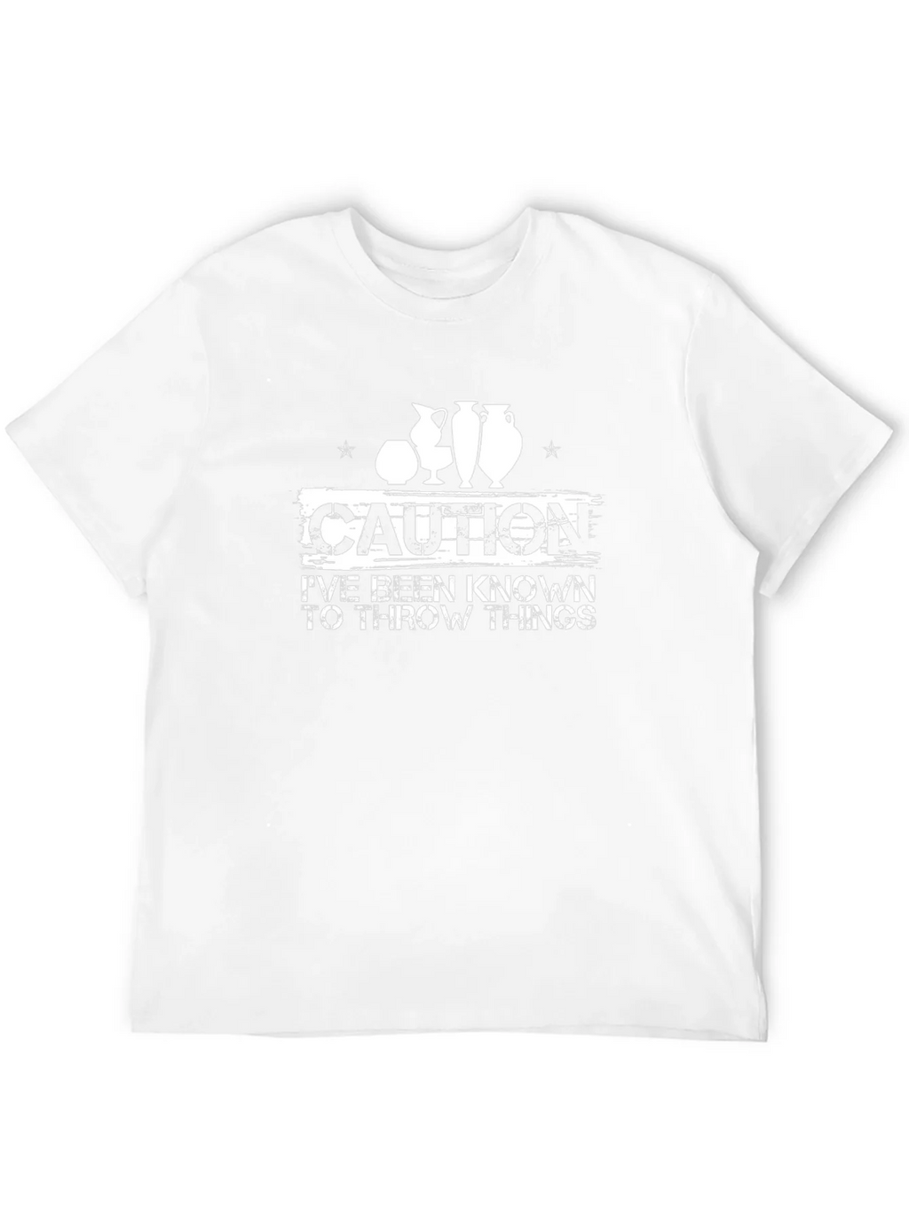 Caution Throw Things T-Shirt Pottery Hobby product image 10