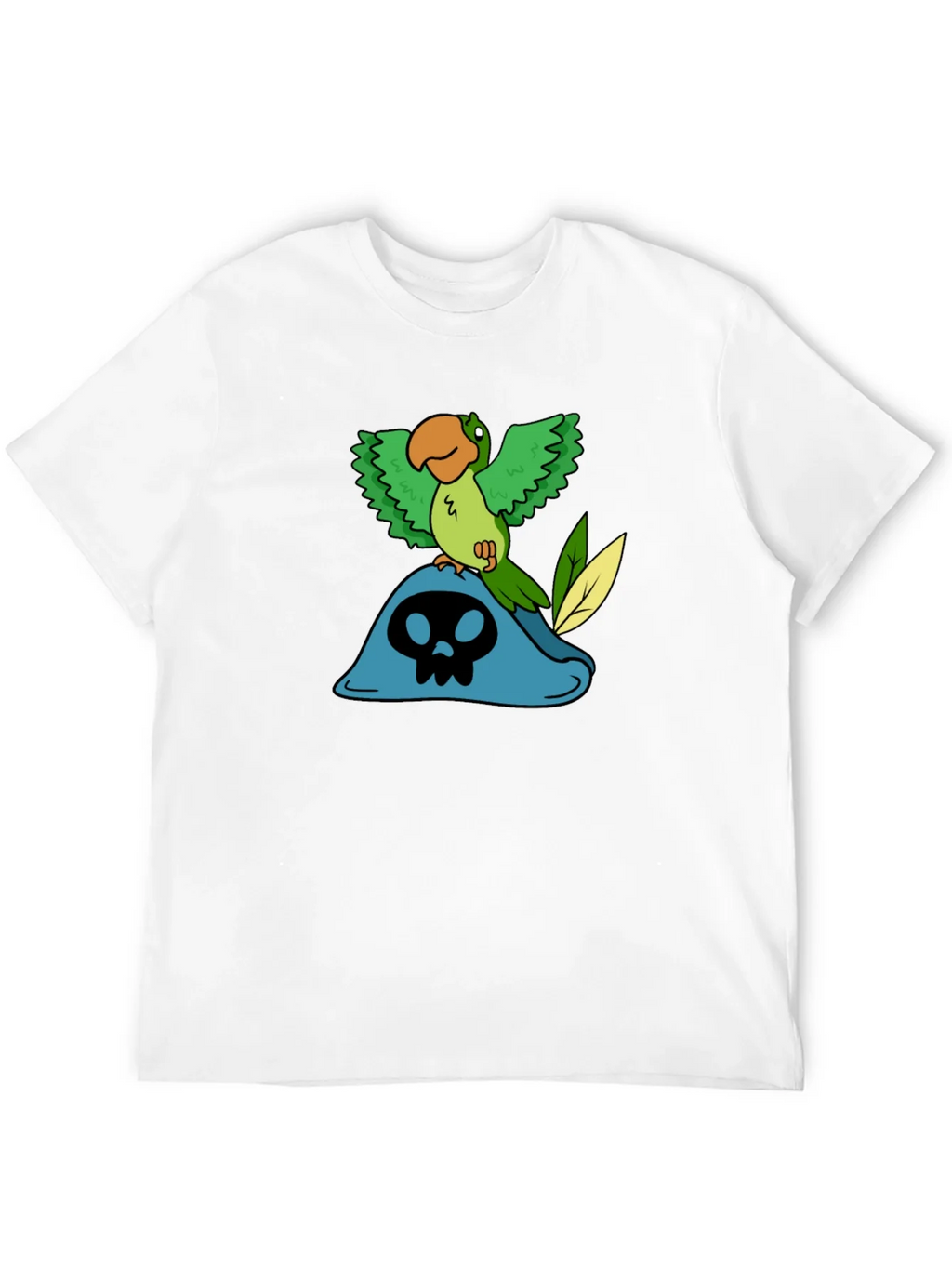 Pirate Parrot T-Shirt - Black Cotton Tee product image 9