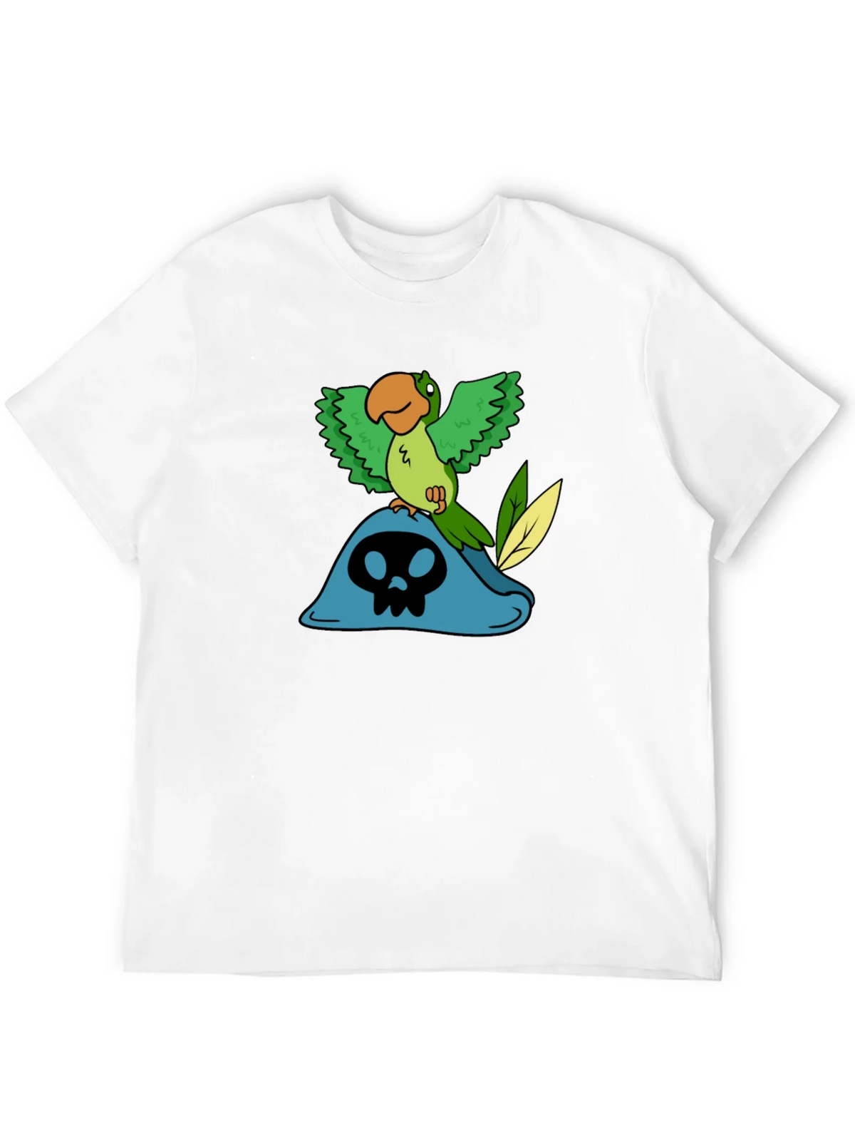Pirate Parrot T-Shirt - Black Cotton Tee product image 9