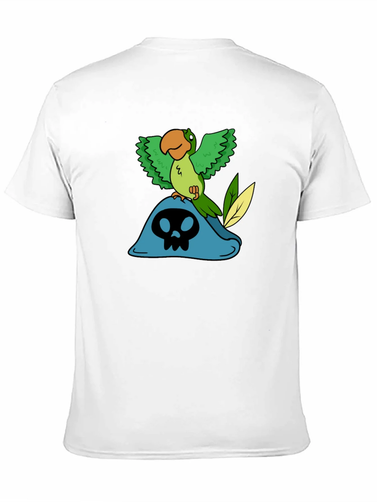 Pirate Parrot T-Shirt - Black Cotton Tee product image 8