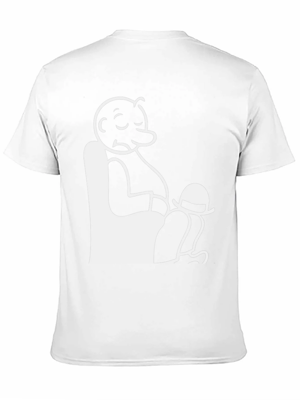 Comfy Cartoon Character Graphic Tee - Black product image 4