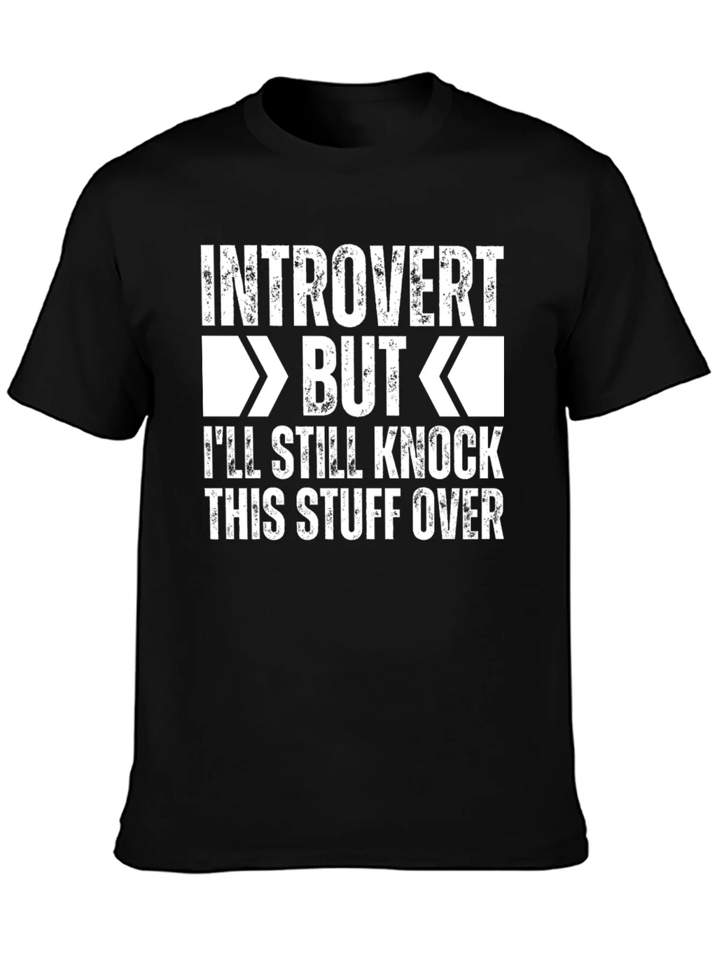 Introvert But Graphic T-Shirt - Humorous Novelty Tee product image 3