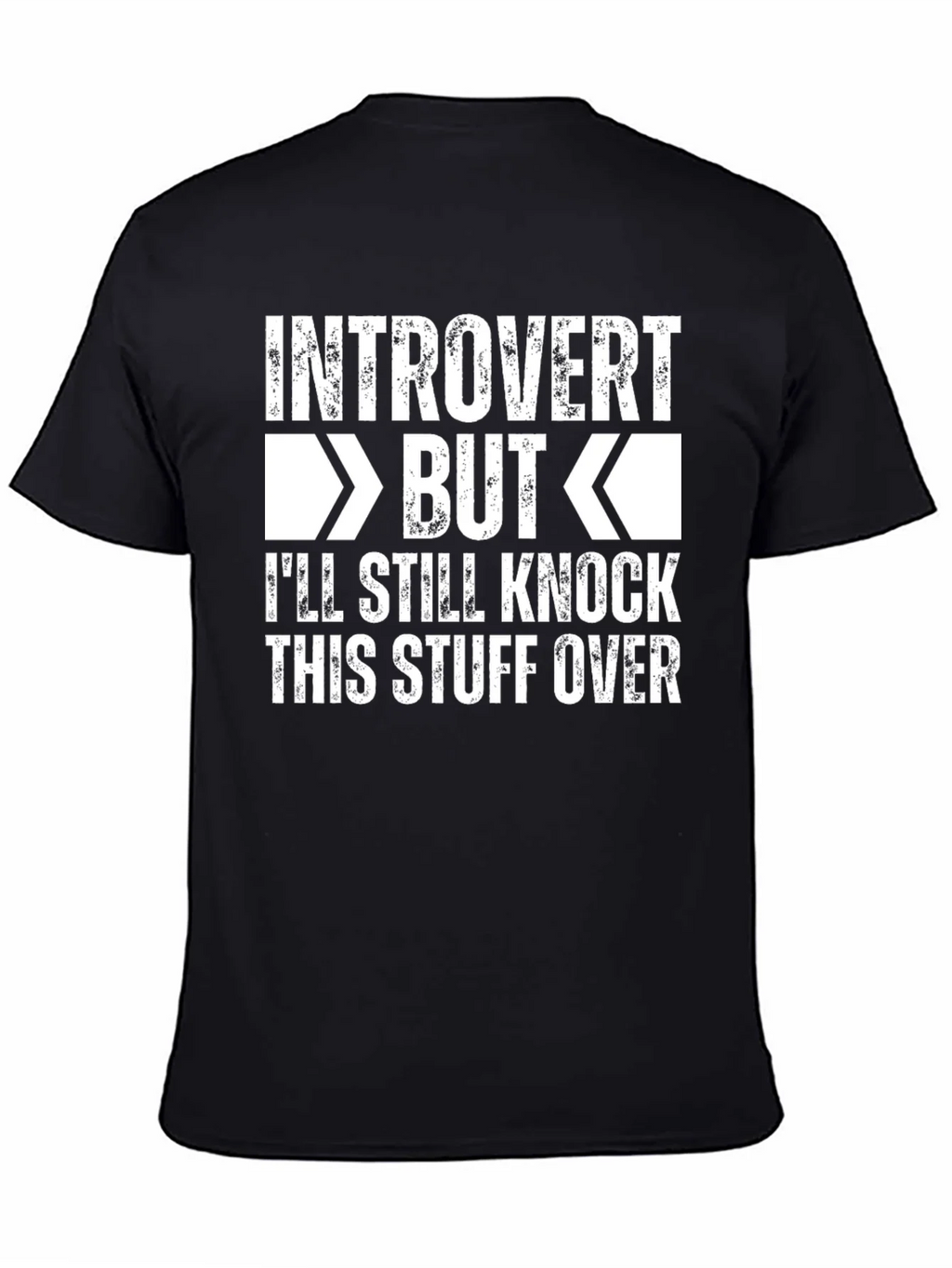 Introvert But Graphic T-Shirt - Humorous Novelty Tee product image 4