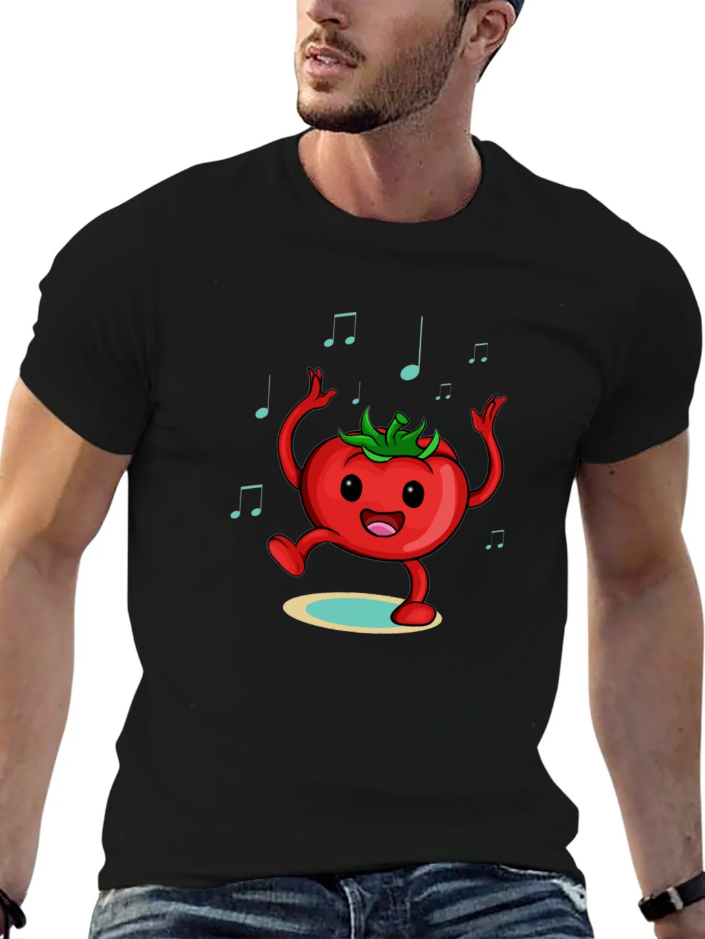Dancing Tomato Graphic Tee product image 6