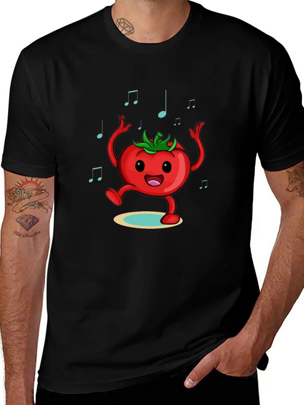 Dancing Tomato Graphic Tee product image 1