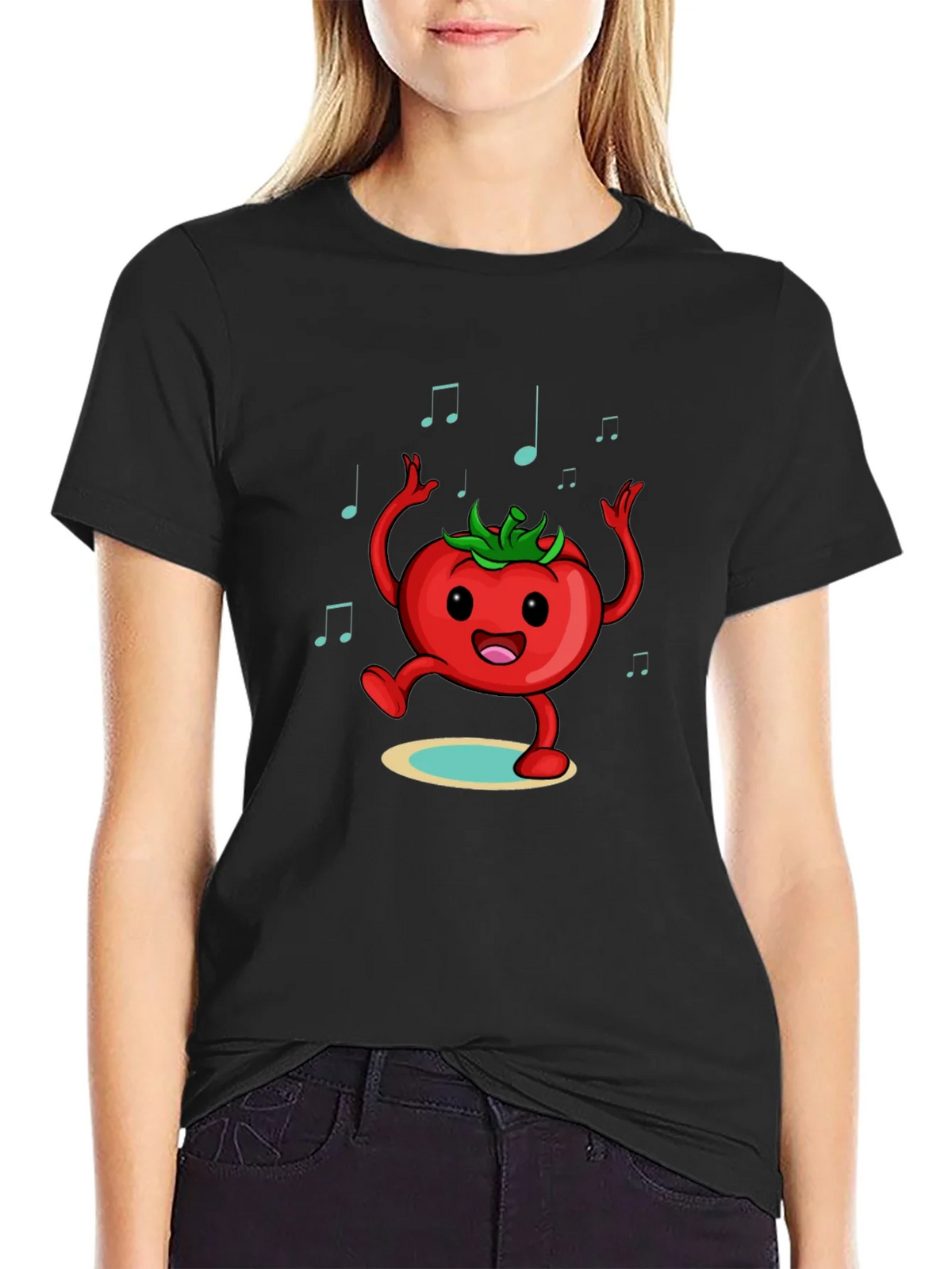Dancing Tomato Graphic Tee product image 2