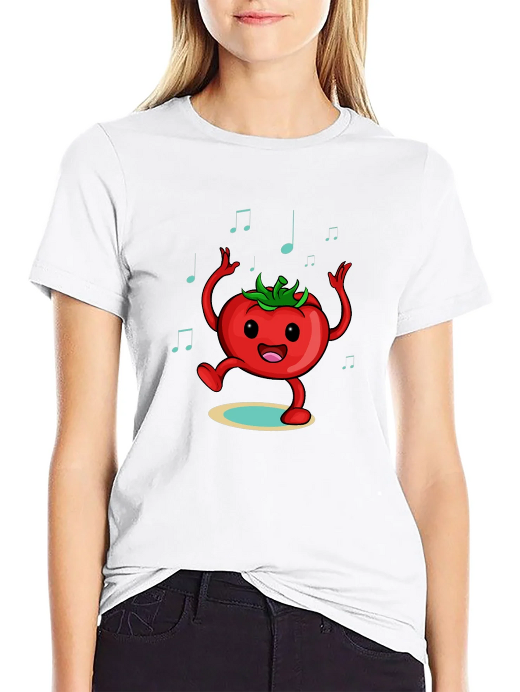 Dancing Tomato Graphic Tee product image 8
