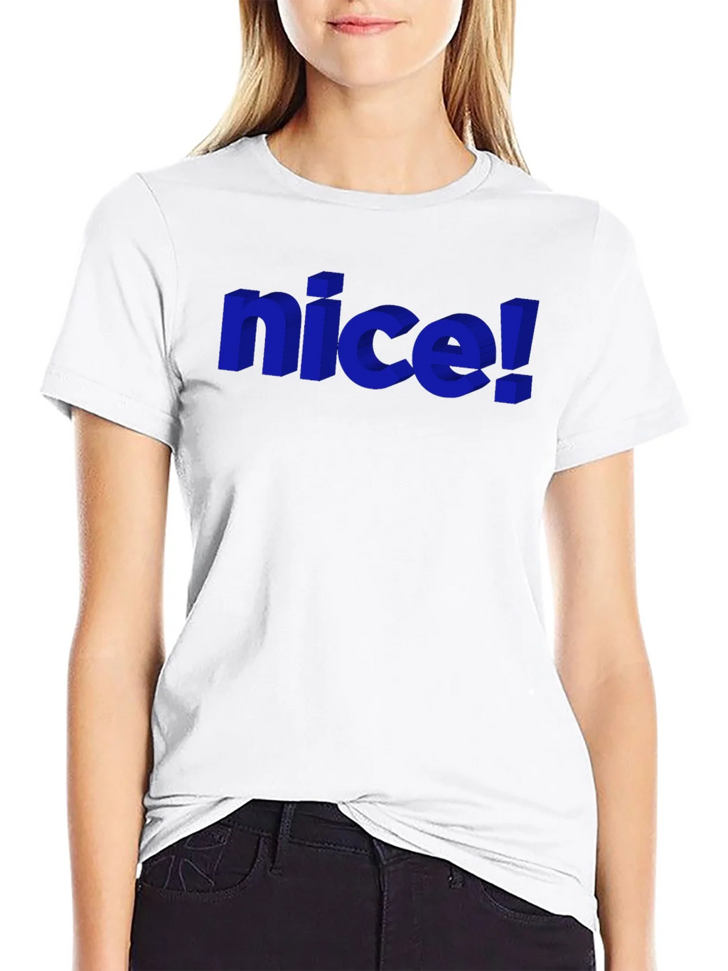 Nice! Graphic Tee - Stylish 3D Design product image 8