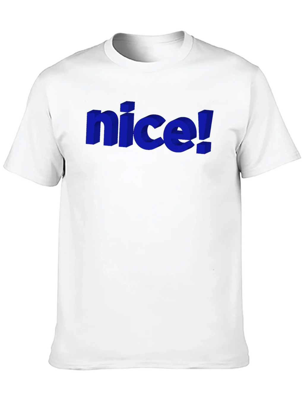 Nice! Graphic Tee - Stylish 3D Design product image 9