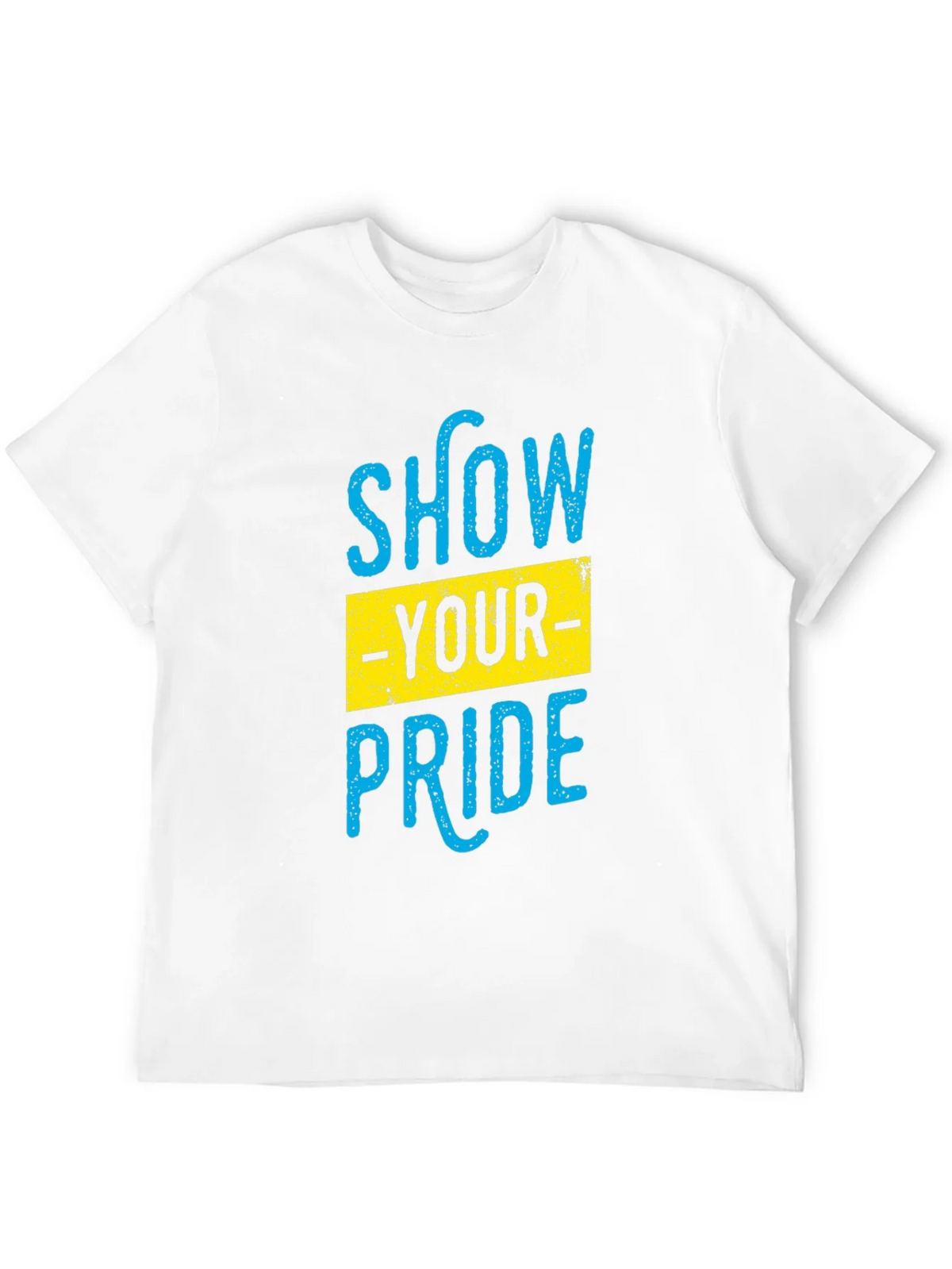 Show Your Pride Graphic T-Shirt - Black Cotton Blend product image 11