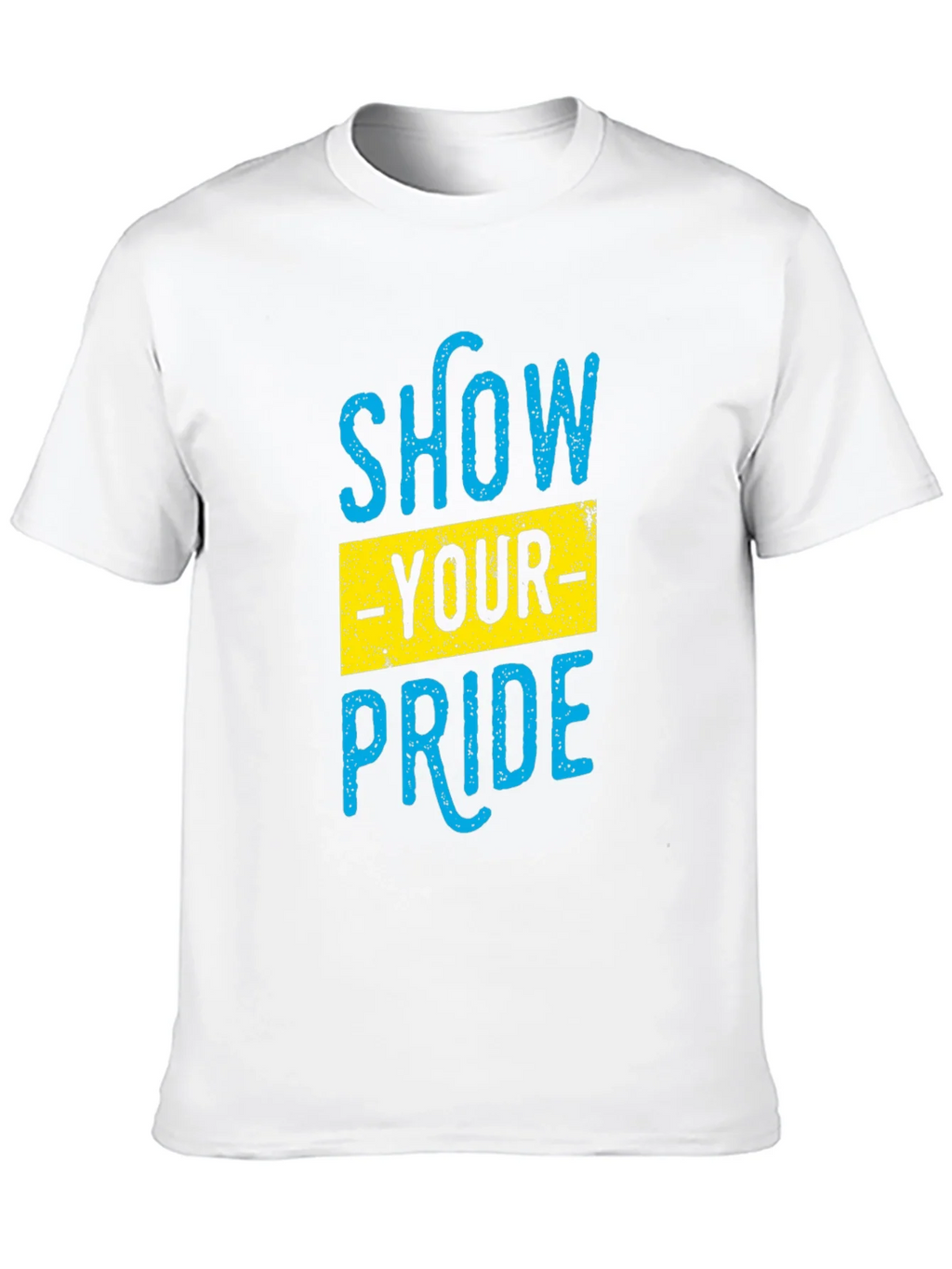 Show Your Pride Graphic T-Shirt - Black Cotton Blend product image 9