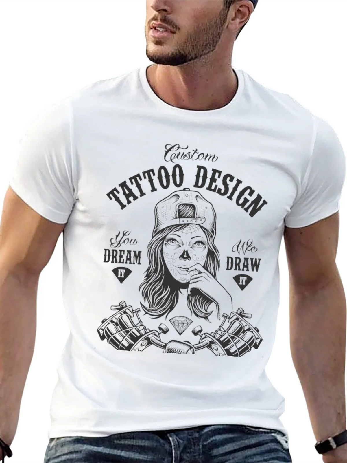 Custom Tattoo Design Graphic Tee product image 5