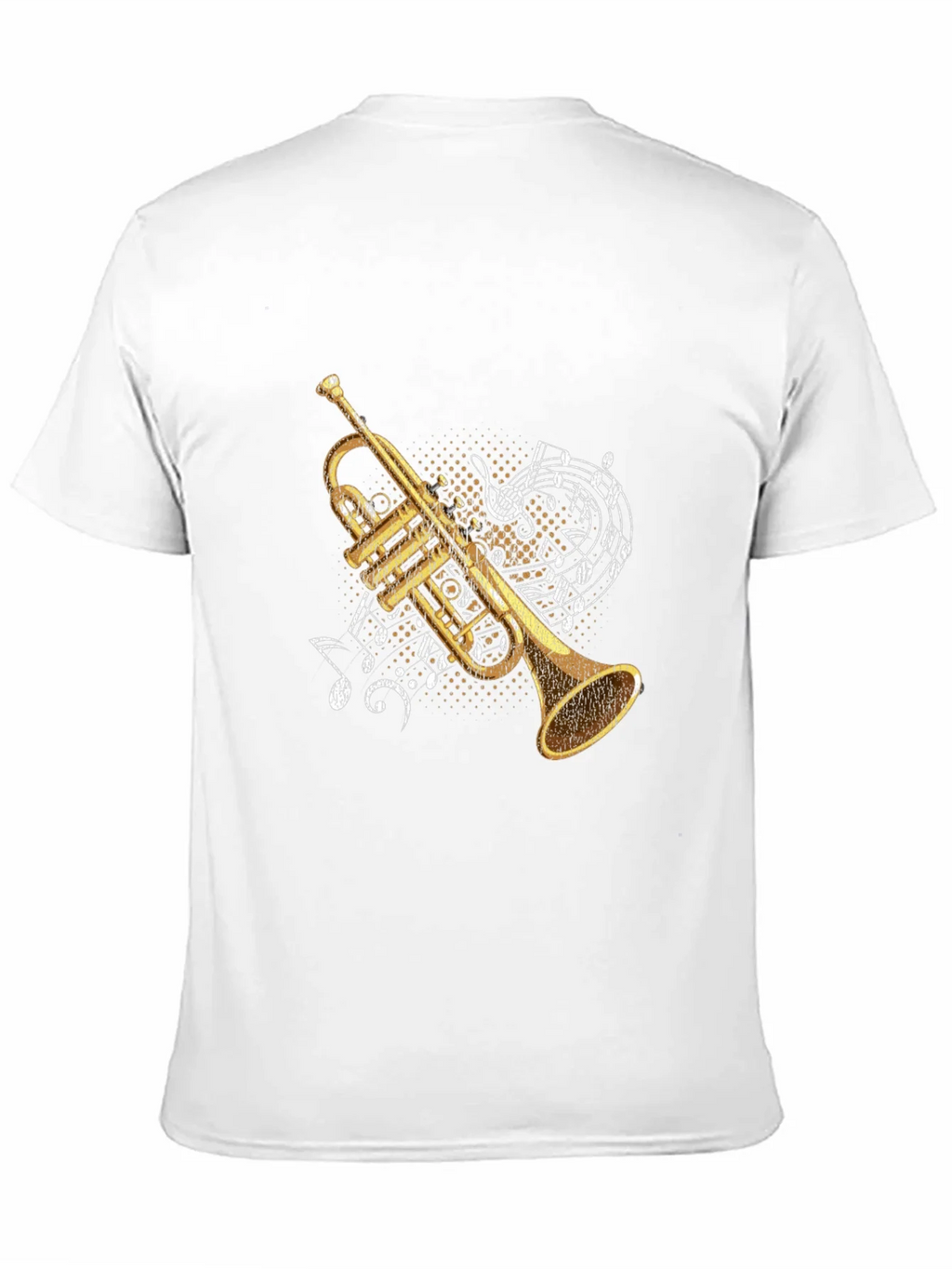 Trumpet & Music Notes Graphic Tee product image 8
