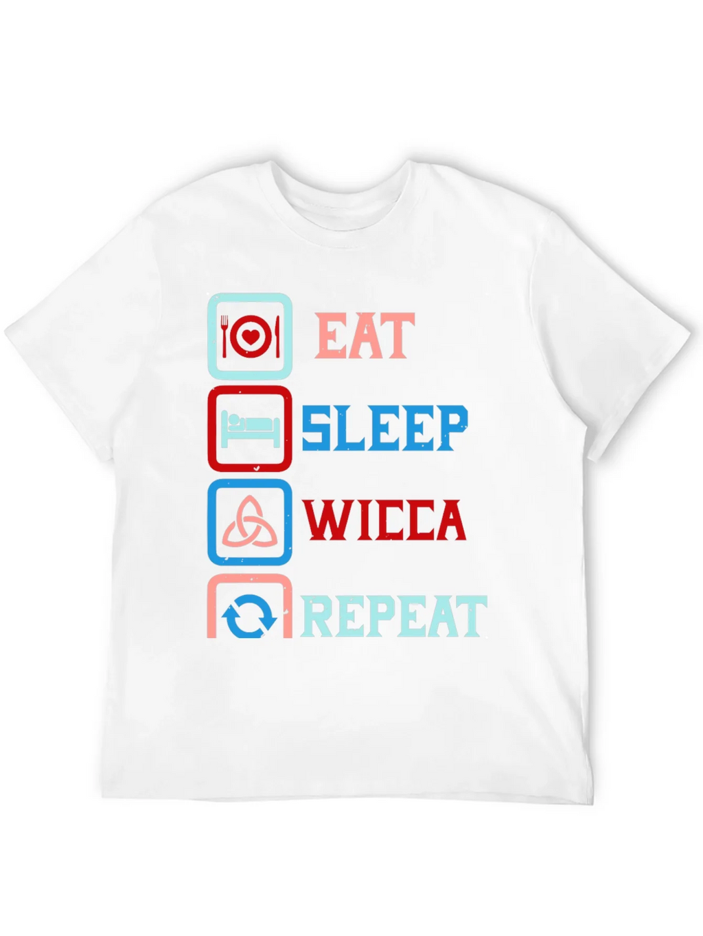 Eat Sleep Wicca Repeat Graphic Tee product image 11