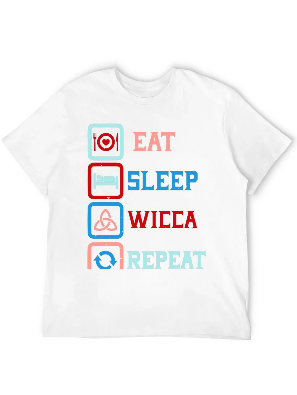 Eat Sleep Wicca Repeat Graphic Tee product image 11