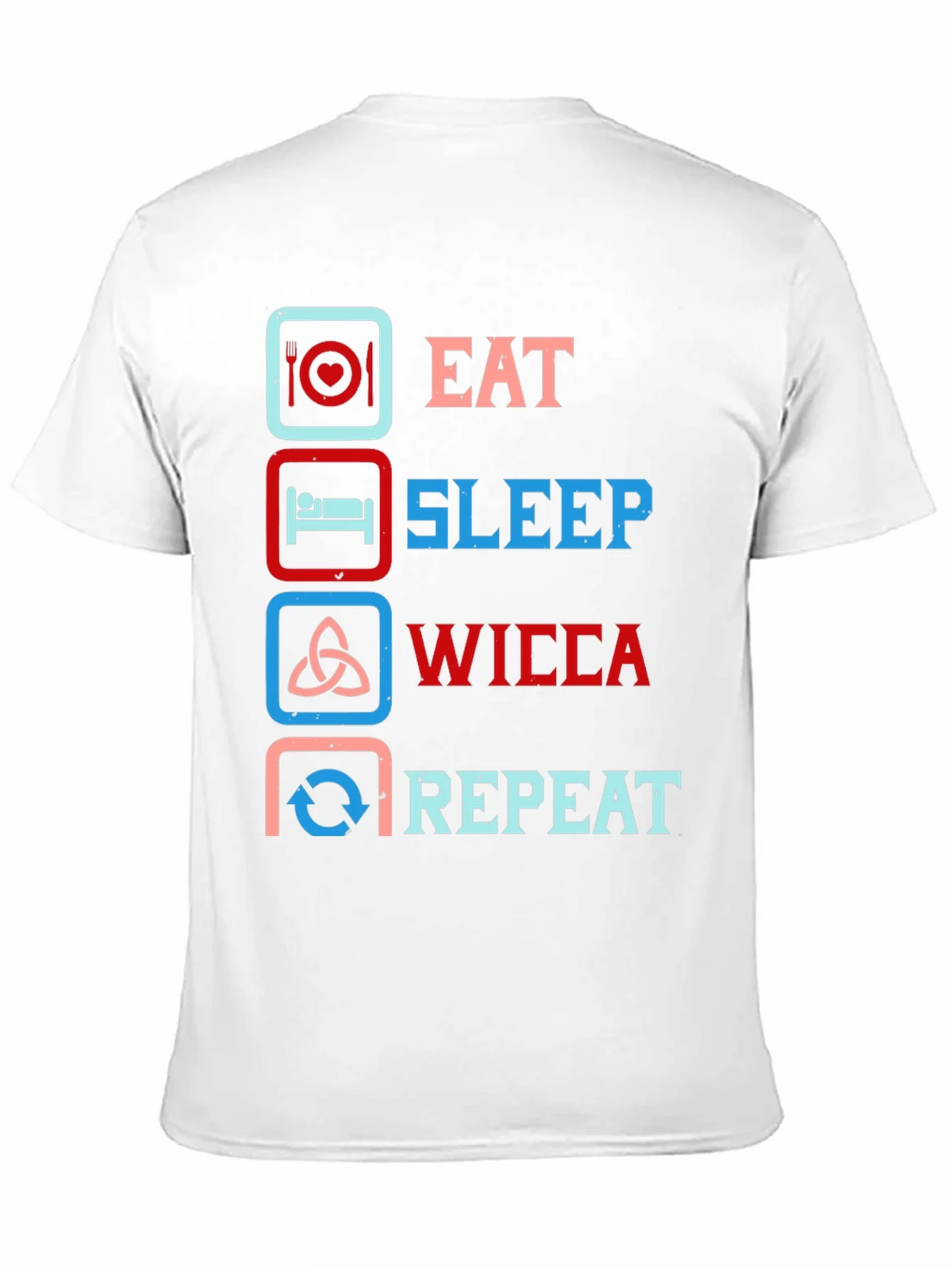Eat Sleep Wicca Repeat Graphic Tee product image 10