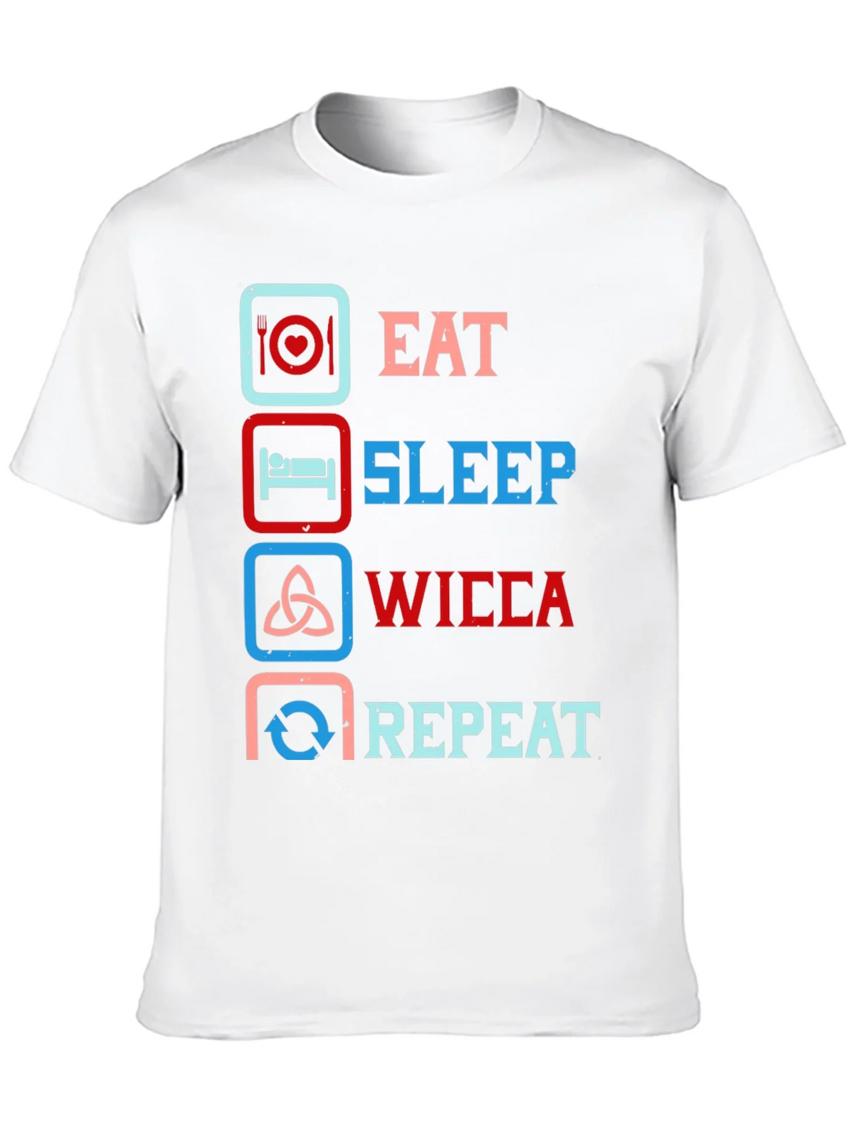 Eat Sleep Wicca Repeat Graphic Tee product image 9