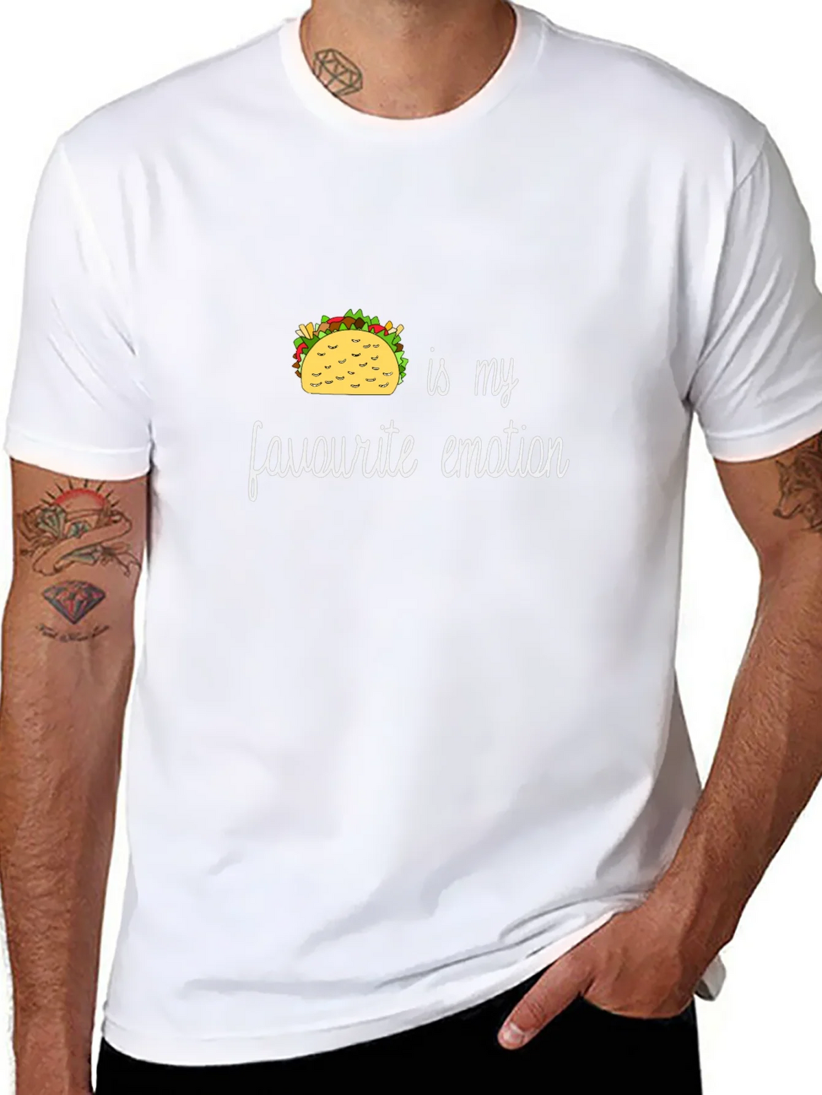 Taco is My Favorite Emotion Graphic T-Shirt product image 7