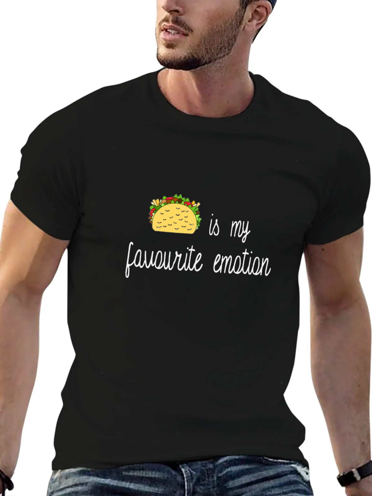 Taco is My Favorite Emotion Graphic T-Shirt product image 6