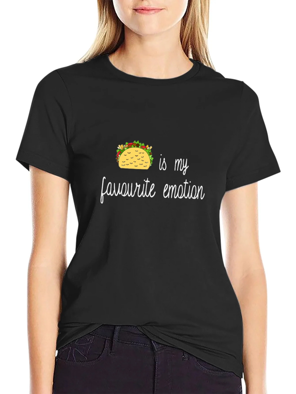 Taco is My Favorite Emotion Graphic T-Shirt product image 2