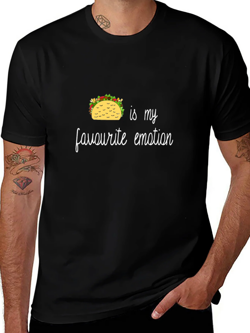 Taco is My Favorite Emotion Graphic T-Shirt product image 1