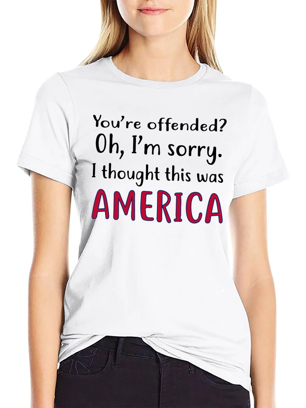 Offended? America Graphic Tee product image 8
