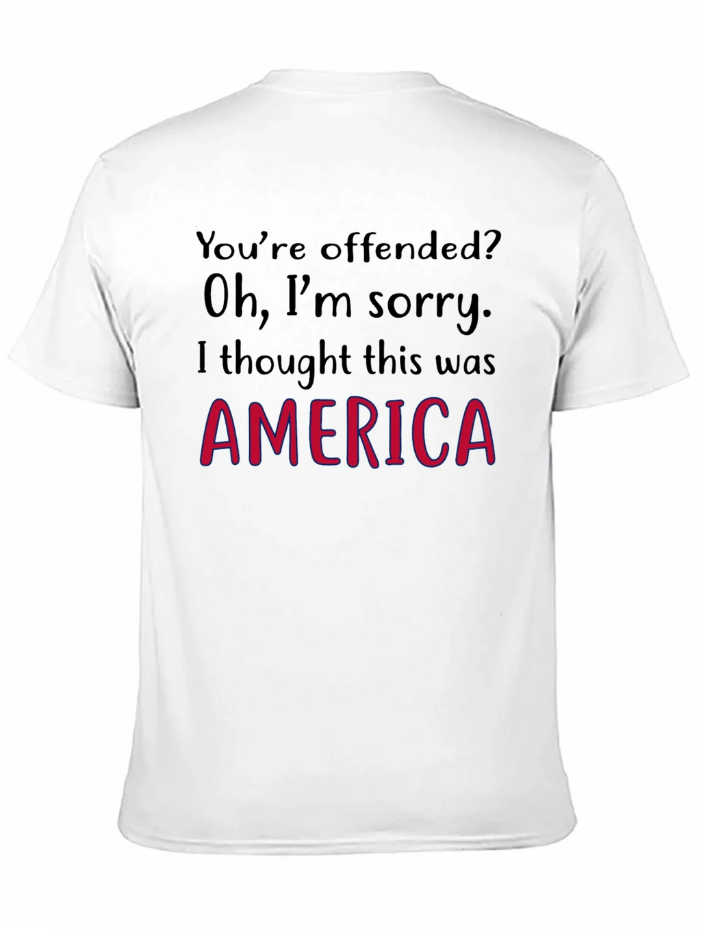 Offended? America Graphic Tee product image 10