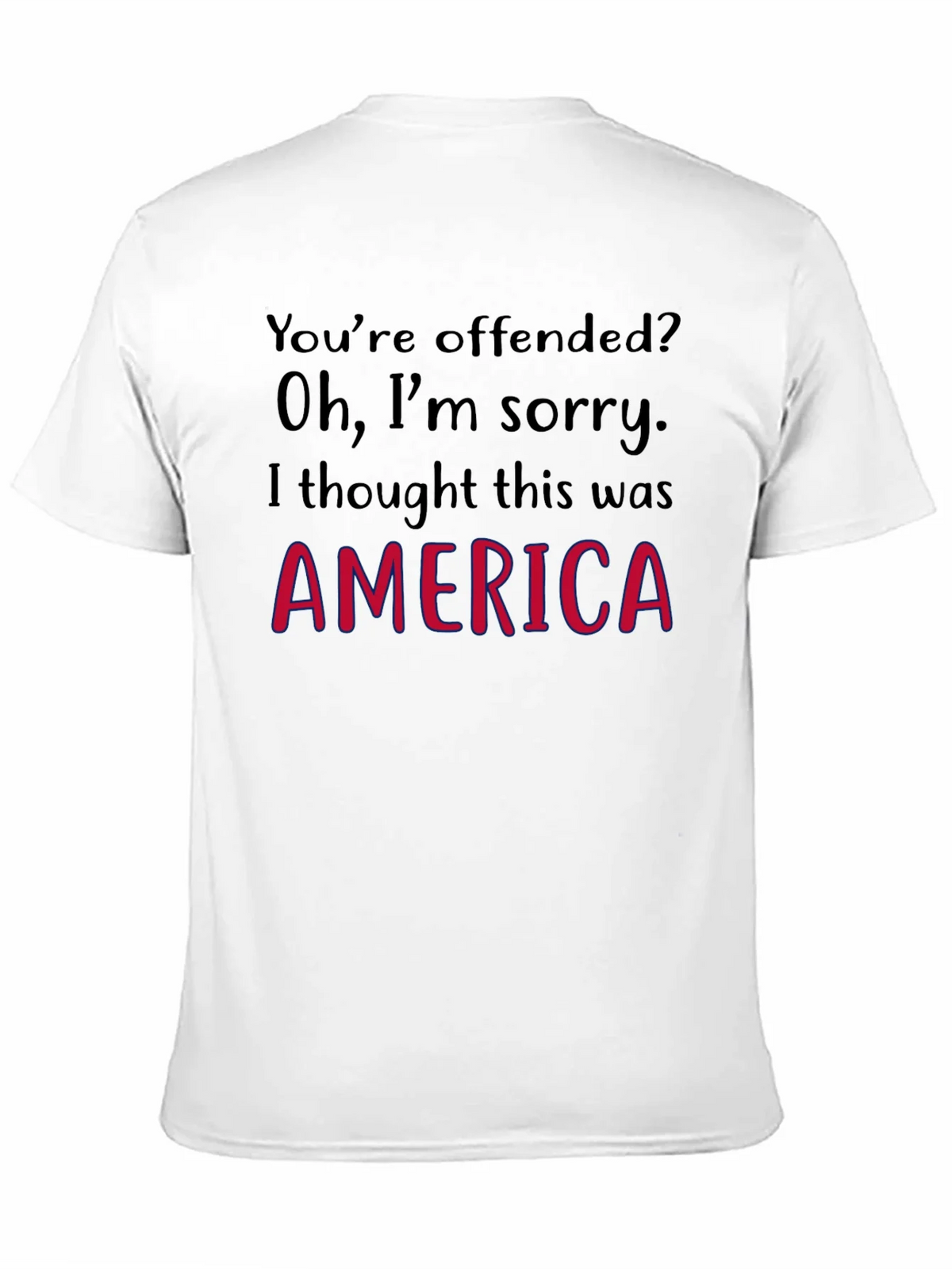 Offended? America Graphic Tee product image 10
