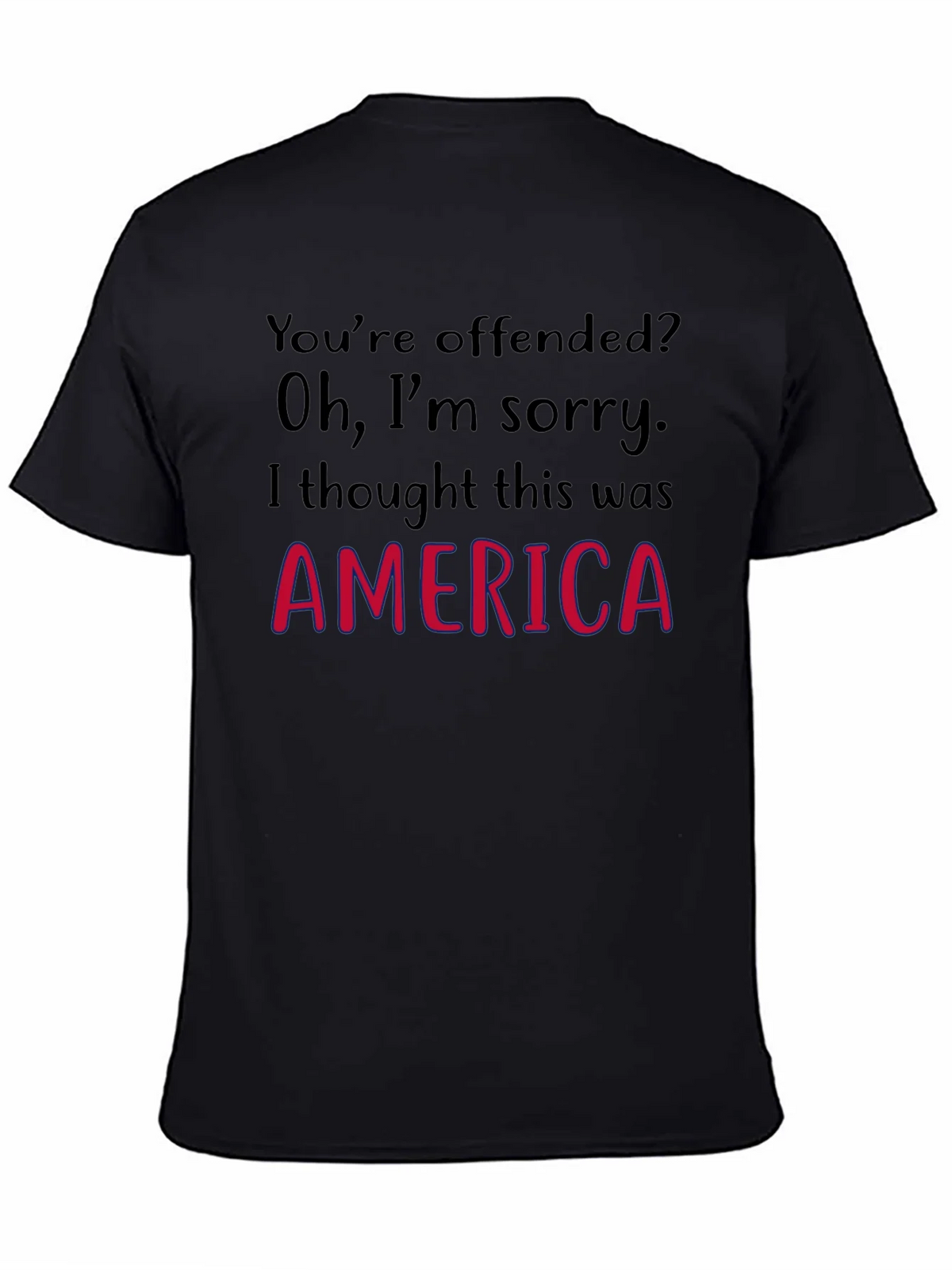 Offended? America Graphic Tee product image 4