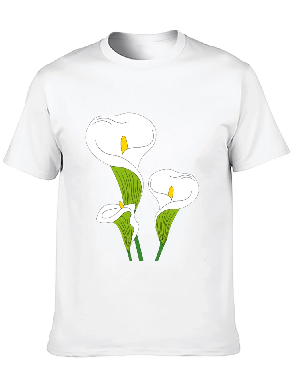 Calla Lily Graphic Tee - Black Casual T-Shirt product image 9