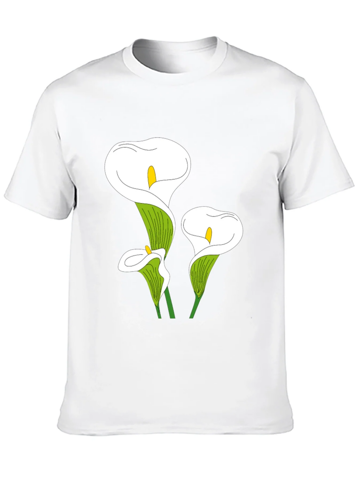Calla Lily Graphic Tee - Black Casual T-Shirt product image 9
