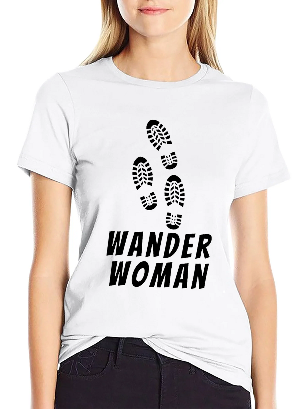 Wander Woman Graphic T-Shirt - Black product image 8
