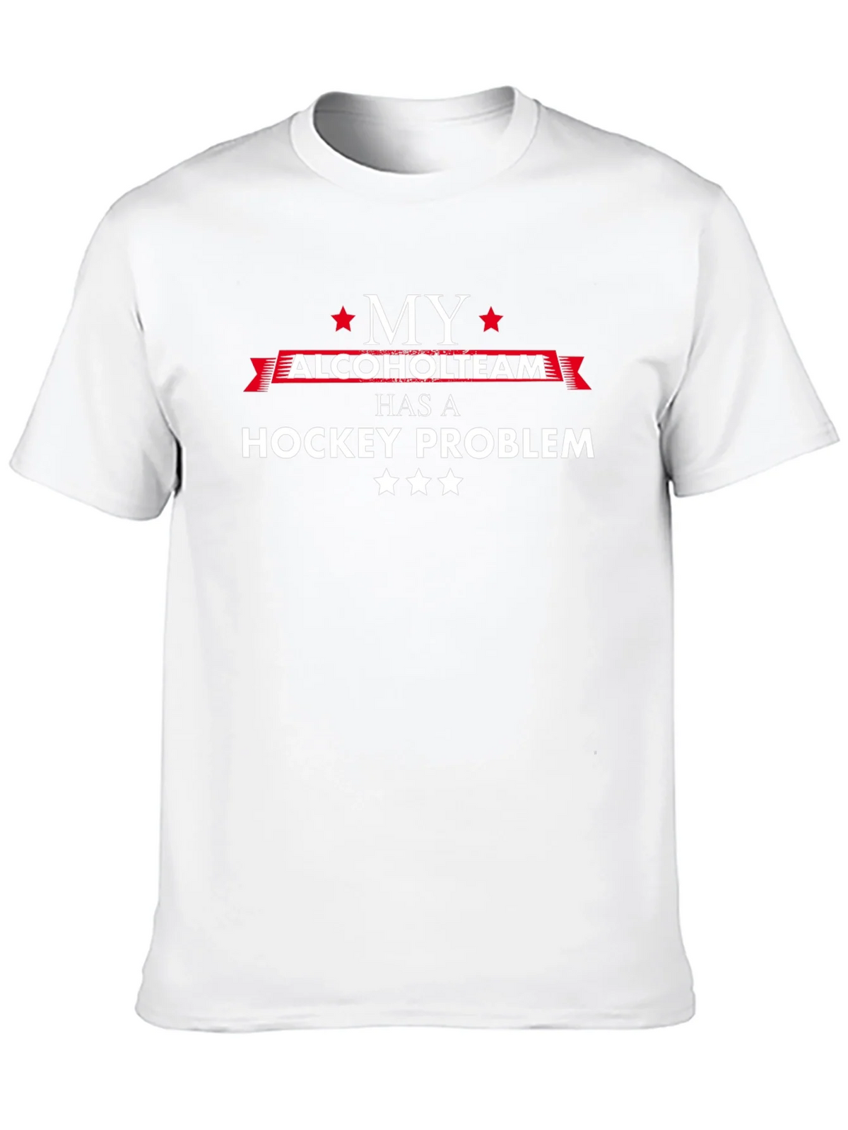 My Alcohol Team Has a Hockey Problem T-Shirt product image 9