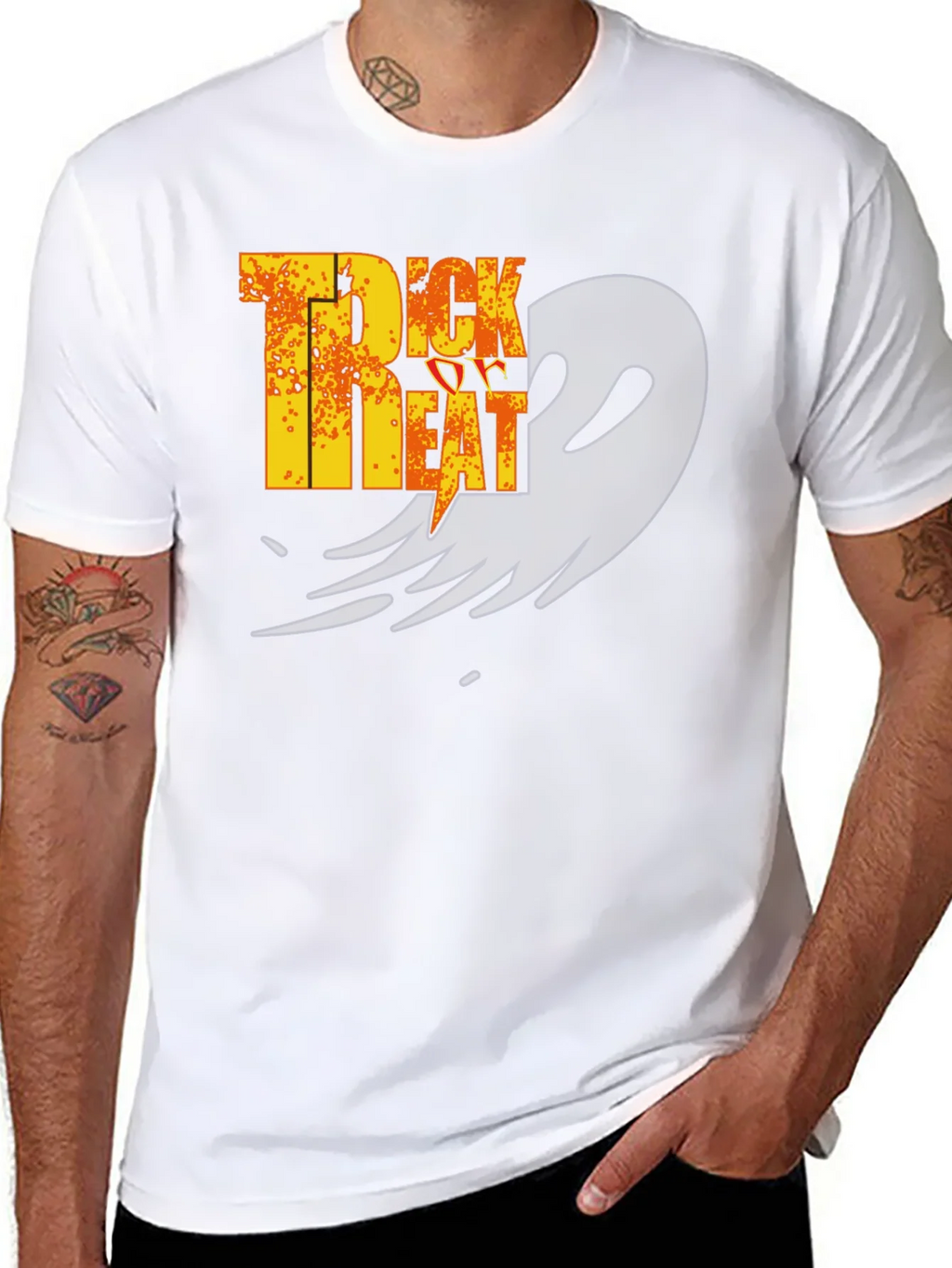 Trick or Treat Halloween Graphic T-Shirt product image 7