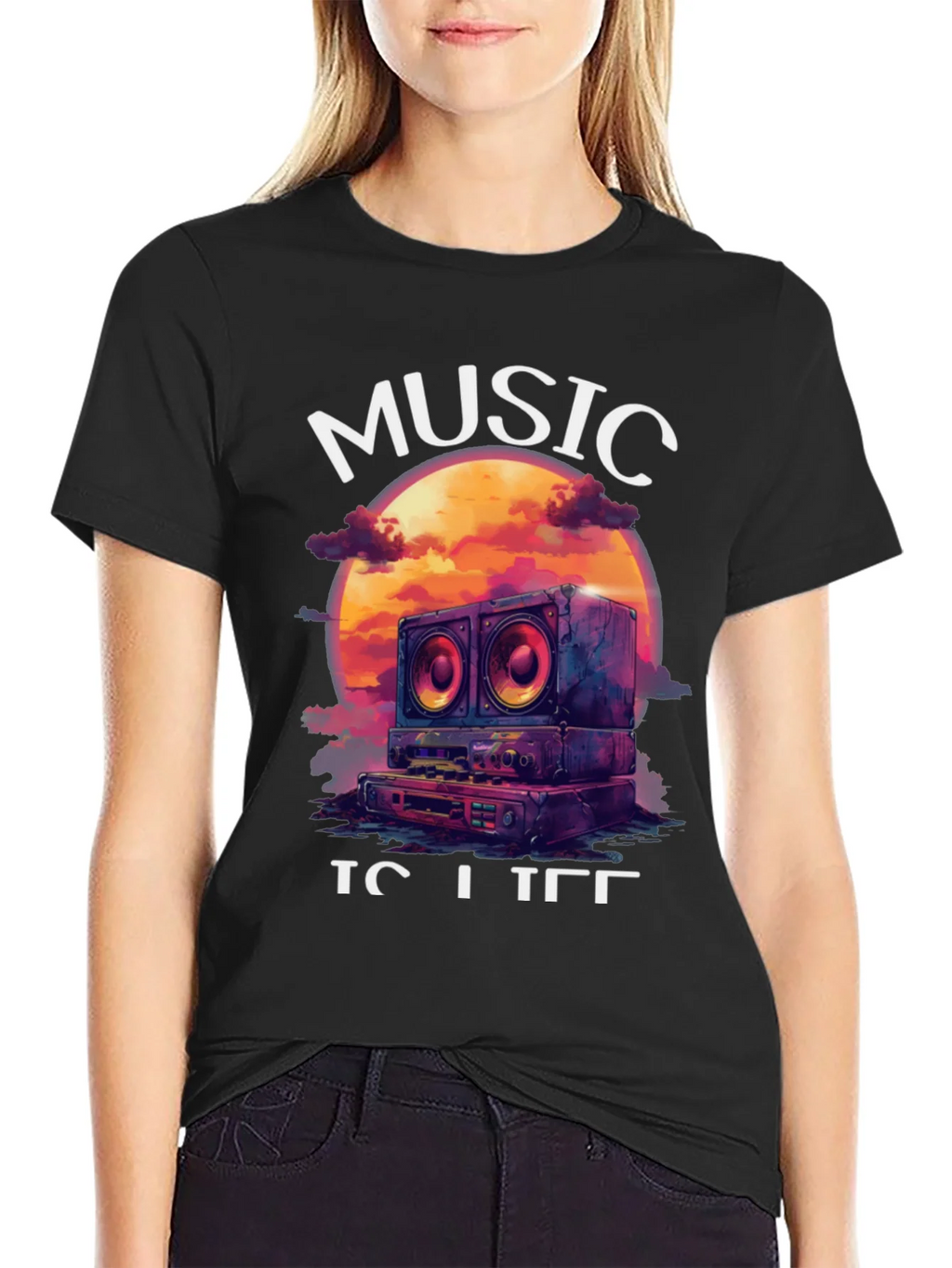 Music is Life Graphic Tee product image 1