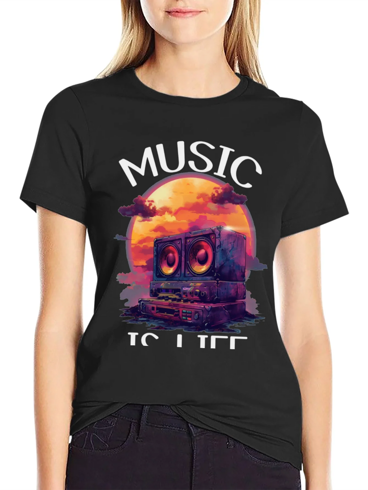 Music is Life Graphic Tee product image 1