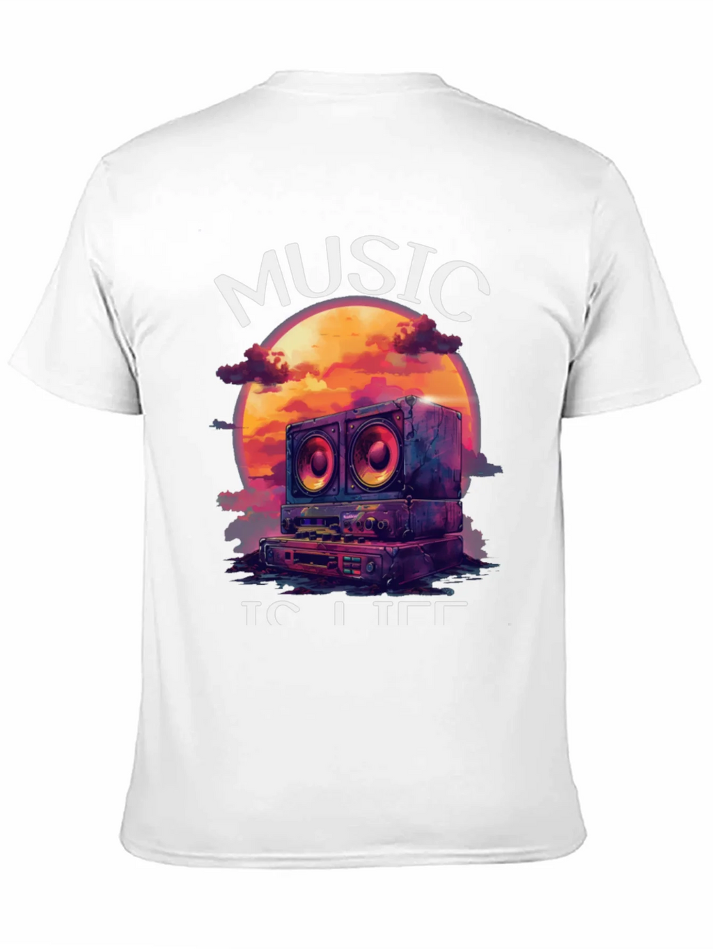 Music is Life Graphic Tee product image 5