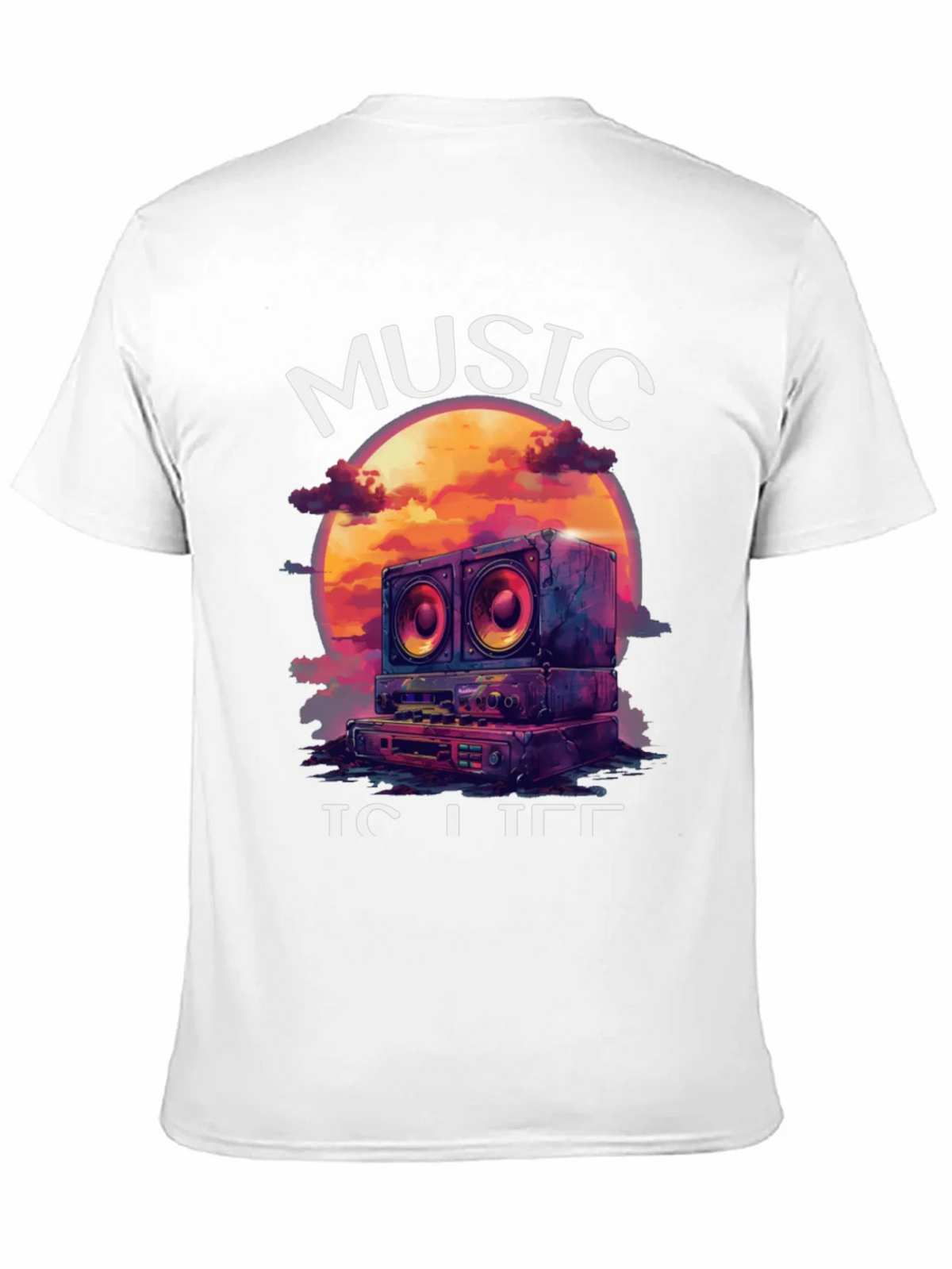 Music is Life Graphic Tee product image 5