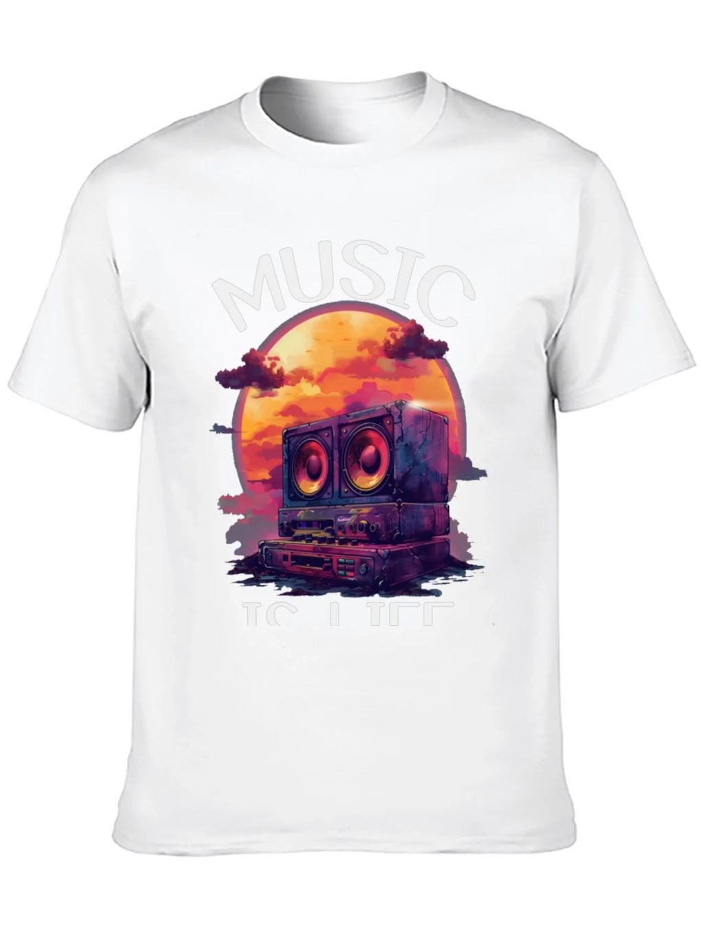 Music is Life Graphic Tee product image 4