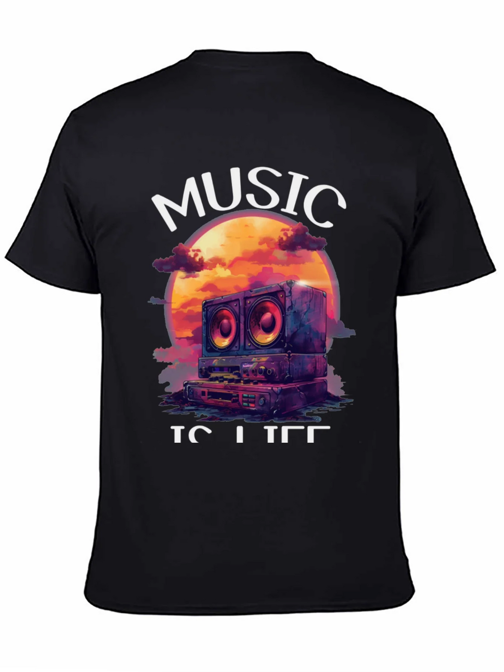 Music is Life Graphic Tee product image 2