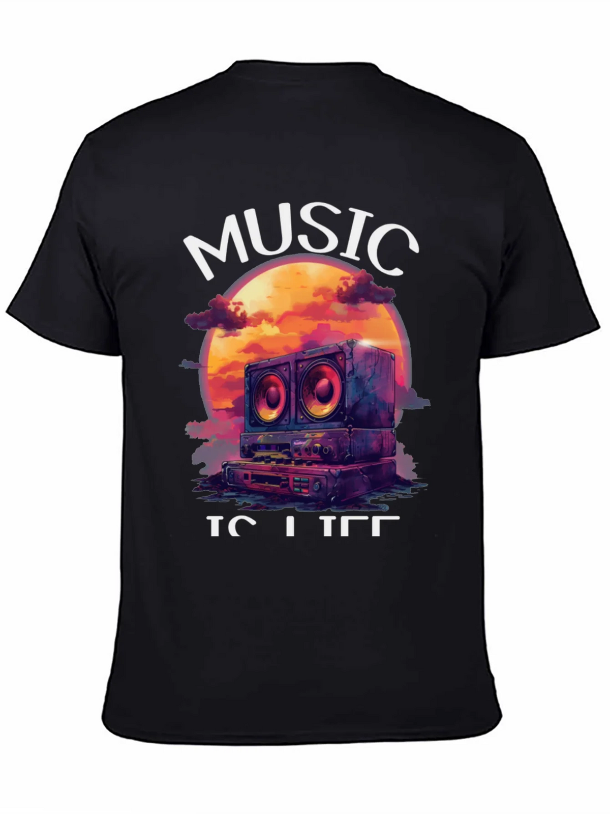 Music is Life Graphic Tee product image 2