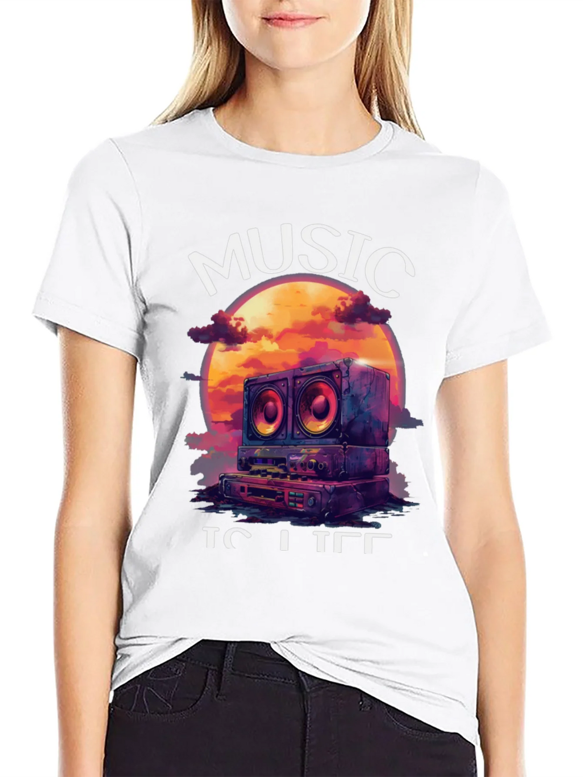 Music is Life Graphic Tee product image 3