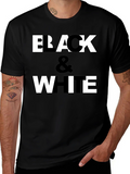 Black & White Graphic Print T-Shirt product image 1