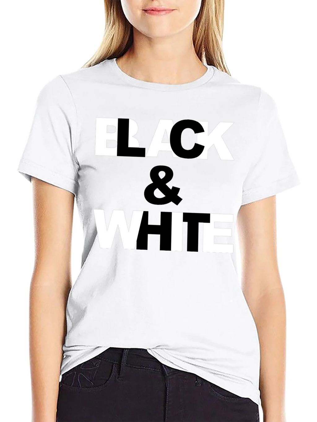 Black & White Graphic Print T-Shirt product image 8