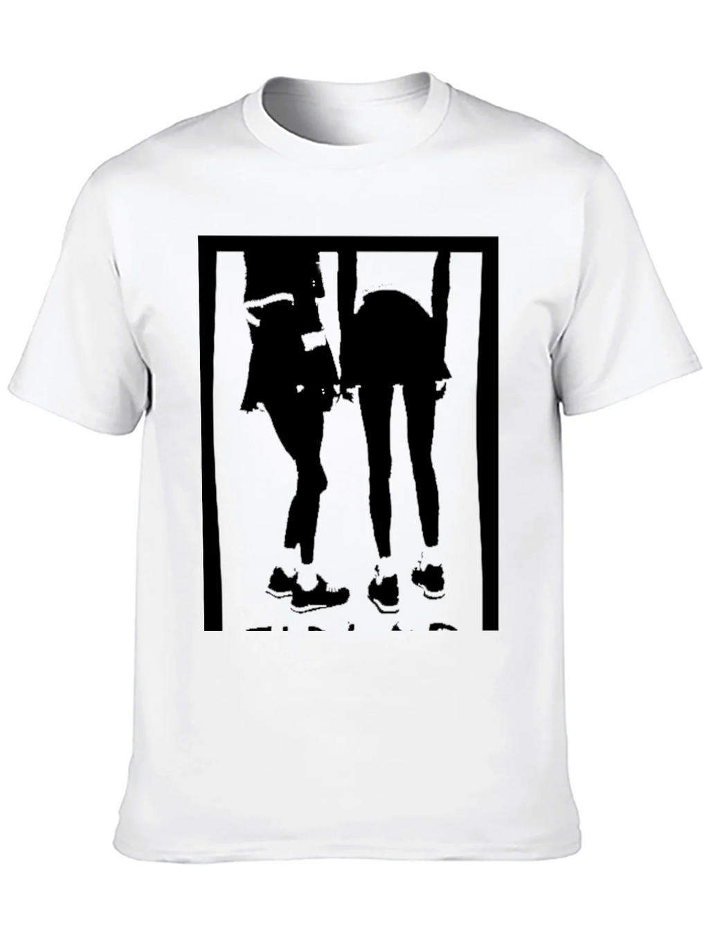 Black Graphic Tee - Silhouette Duo product image 7