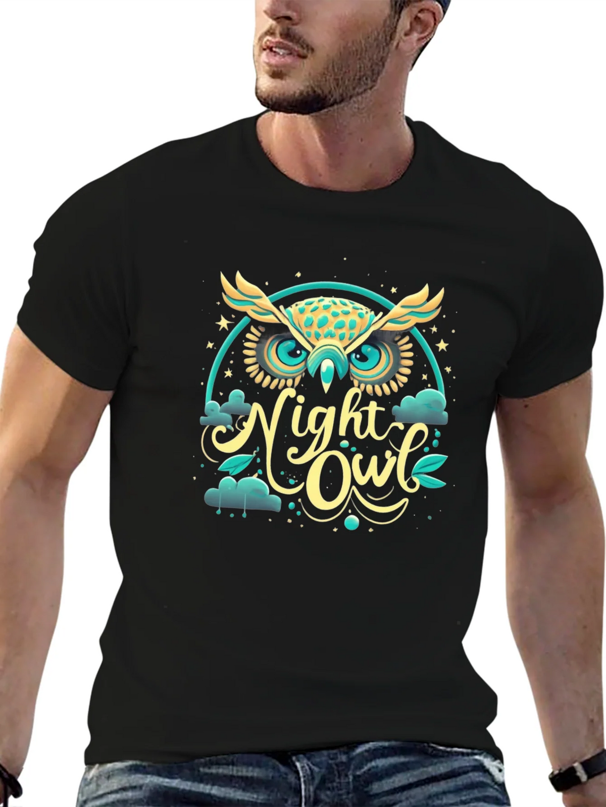 Night Owl Graphic T-Shirt - Soft Cotton Tee product image 6