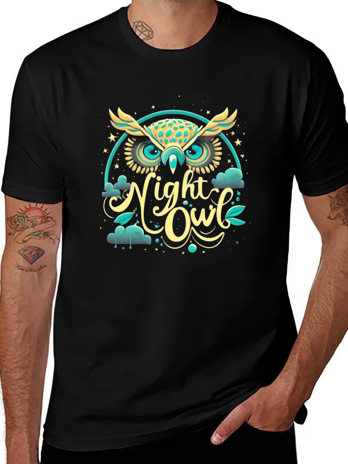 Night Owl Graphic T-Shirt - Soft Cotton Tee product image 1